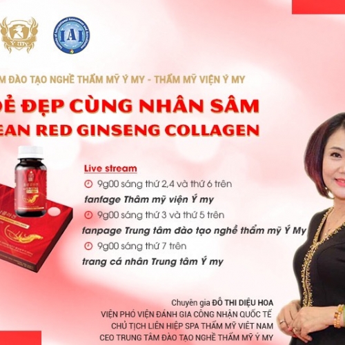  KHOẺ ĐẸP CÙNG HỒNG SÂM COLLAGEN