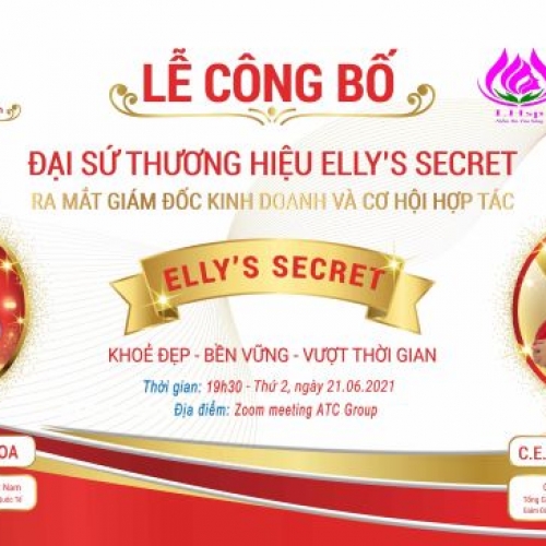 Công bố Đại sứ thương hiệu ELLY’S SECRET của tập đoàn ATC Group