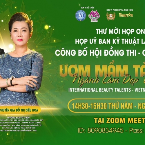 THƯ MỜI HỌP ONLINE - UỶ BAN KỸ THUẬT LẦN THỨ II